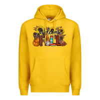 Lemon Welcome Fall Pumpkin Premium Hoodie - CowhideDigitalArt