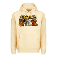 Pina Colada Welcome Fall Pumpkin Premium Hoodie - CowhideDigitalArt
