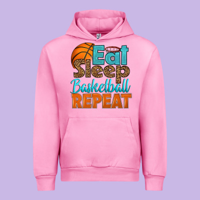 Eat Sleep Basketball Repeat Urban Hoodie Designed By Hra Design Shop