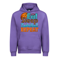 Tulip eat sleep basketball repeat Urban Hoodie - HRA Design Shop