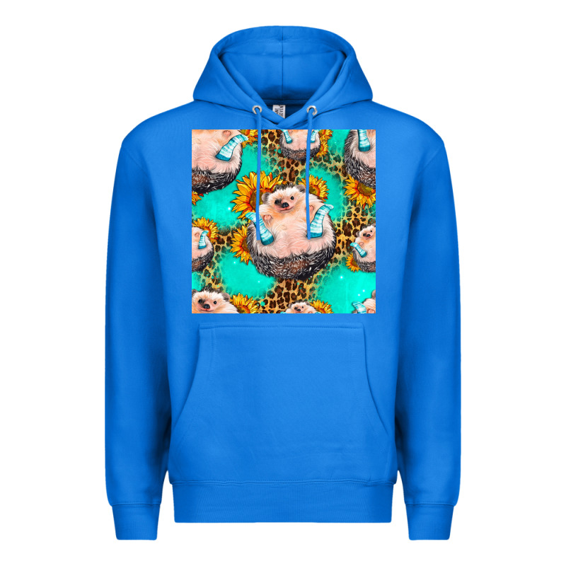 Hedgehog Western Seamless Pattern Premium Hoodie by HRA Design Shop | Teevron