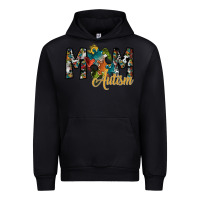 Black mom autism Urban Hoodie - SublimationCraftShop