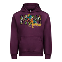 Mauve Wine mom autism Urban Hoodie - SublimationCraftShop