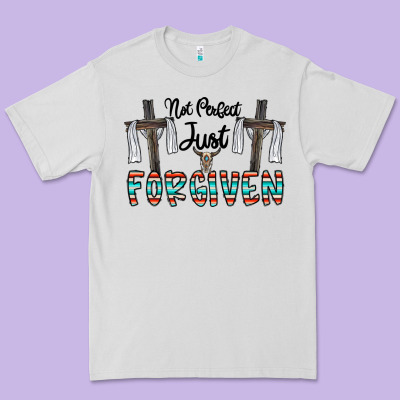 No Perfect Just Forgiven Premium Tee Designed By Cowhidedigitalart