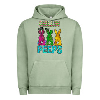Pigment Oil Green Chillin with my peeps Ester Day Urban Hoodie - Neo Western
