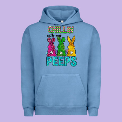Chillin With My Peeps Ester Day Urban Hoodie Designed By Neo Western