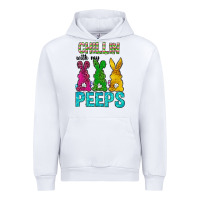 White Chillin with my peeps Ester Day Urban Hoodie - Neo Western