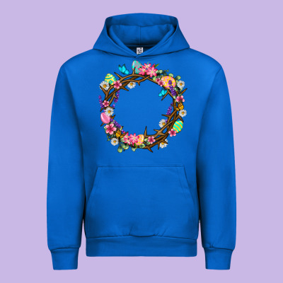 Crown Of Thorns Easter Day Urban Hoodie Designed By Neo Western