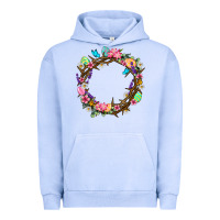 Pigment Grape Ice Crown of thorns Easter Day Urban Hoodie - Neo Western