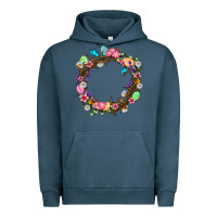 Pigment Midnight Navy Crown of thorns Easter Day Urban Hoodie - Neo Western