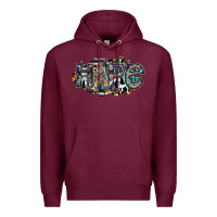 Burgundy hope Premium Hoodie - SublimationCraftShop