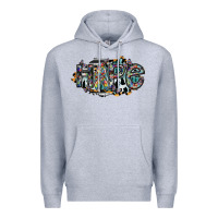 Heather Grey hope Premium Hoodie - SublimationCraftShop