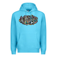 Ocean Blue hope Premium Hoodie - SublimationCraftShop