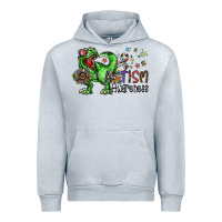 Heather Grey autism awareness Urban Hoodie - SublimationCraftShop
