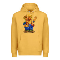 Mustard scarecrow Premium Hoodie - FaDigitalArtStudio