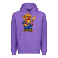 Purple scarecrow Premium Hoodie - FaDigitalArtStudio