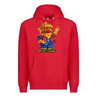 Red scarecrow Premium Hoodie - FaDigitalArtStudio