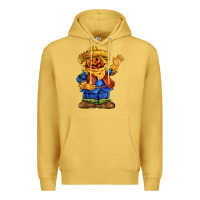 Antique Gold scarecrow Premium Hoodie - FaDigitalArtStudio