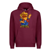 Burgundy scarecrow Premium Hoodie - FaDigitalArtStudio