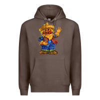 Coffee scarecrow Premium Hoodie - FaDigitalArtStudio