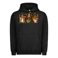 Pigment Black mexican gnomies Urban Hoodie - FaDigitalArtStudio