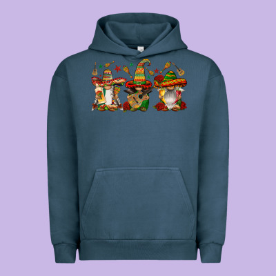 Mexican Gnomies Urban Hoodie Designed By Fadigitalartstudio