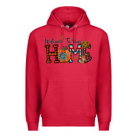 Cardinal welcome to our home Premium Hoodie - CowhideDigitalArt