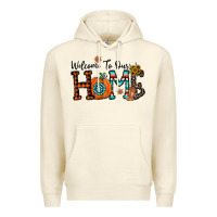 Sandshell welcome to our home Premium Hoodie - CowhideDigitalArt