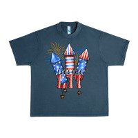 Midnight Navy Let's Get Lit Urban Heavy Tee - RanaPortraitStore