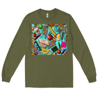 Army Green teacher tumbler Long Sleeve Tee - BarkalooDesign