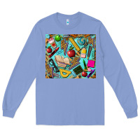 Colony Blue teacher tumbler Long Sleeve Tee - BarkalooDesign