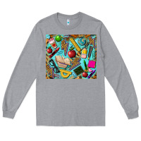 Heather Grey teacher tumbler Long Sleeve Tee - BarkalooDesign