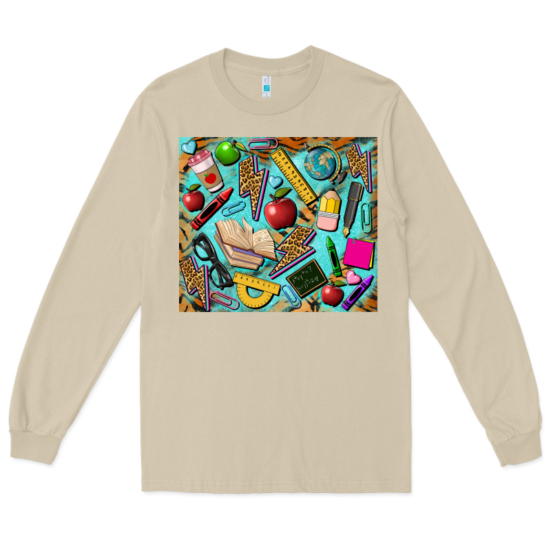Teacher Tumbler Long Sleeve Tee by BarkalooDesign | Teevron