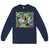 Navy teacher tumbler Long Sleeve Tee - BarkalooDesign