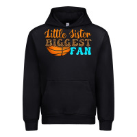 Black little sister biggest fan Urban Hoodie - HRA Design Shop