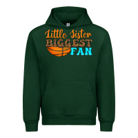 Forest Green little sister biggest fan Urban Hoodie - HRA Design Shop
