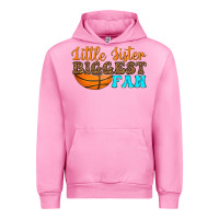 Fuchsia Pink little sister biggest fan Urban Hoodie - HRA Design Shop