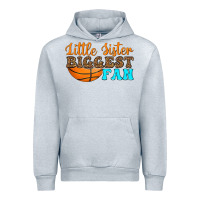 Heather Grey little sister biggest fan Urban Hoodie - HRA Design Shop