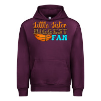 Mauve Wine little sister biggest fan Urban Hoodie - HRA Design Shop