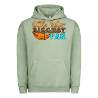 Pigment Oil Green little sister biggest fan Urban Hoodie - HRA Design Shop