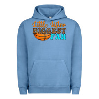 Pigment Pebble Blue little sister biggest fan Urban Hoodie - HRA Design Shop