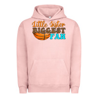 Pigment Salmon little sister biggest fan Urban Hoodie - HRA Design Shop