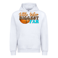 White little sister biggest fan Urban Hoodie - HRA Design Shop