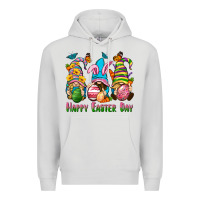 Dove Grey Happy Easter Day gnomies Premium Hoodie - Neo Western