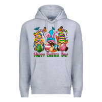 Heather Grey Happy Easter Day gnomies Premium Hoodie - Neo Western