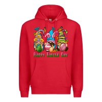 Red Happy Easter Day gnomies Premium Hoodie - Neo Western