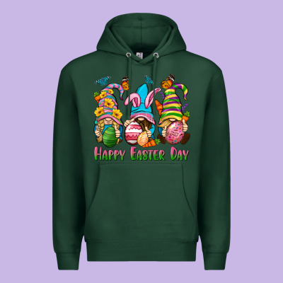 Happy Easter Day Gnomies Premium Hoodie Designed By Neo Western