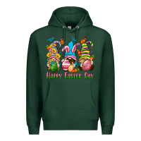 Sports Green Happy Easter Day gnomies Premium Hoodie - Neo Western
