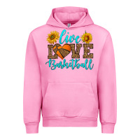 Fuchsia Pink live love basketball Urban Hoodie - HRA Design Shop