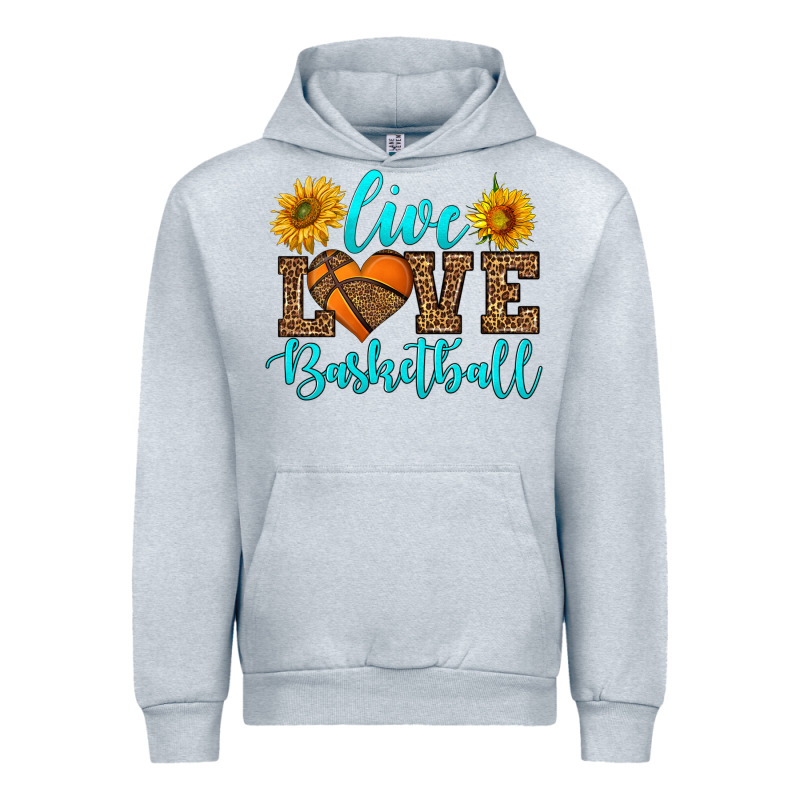 Live Love Basketball Urban Hoodie by HRA Design Shop | Teevron